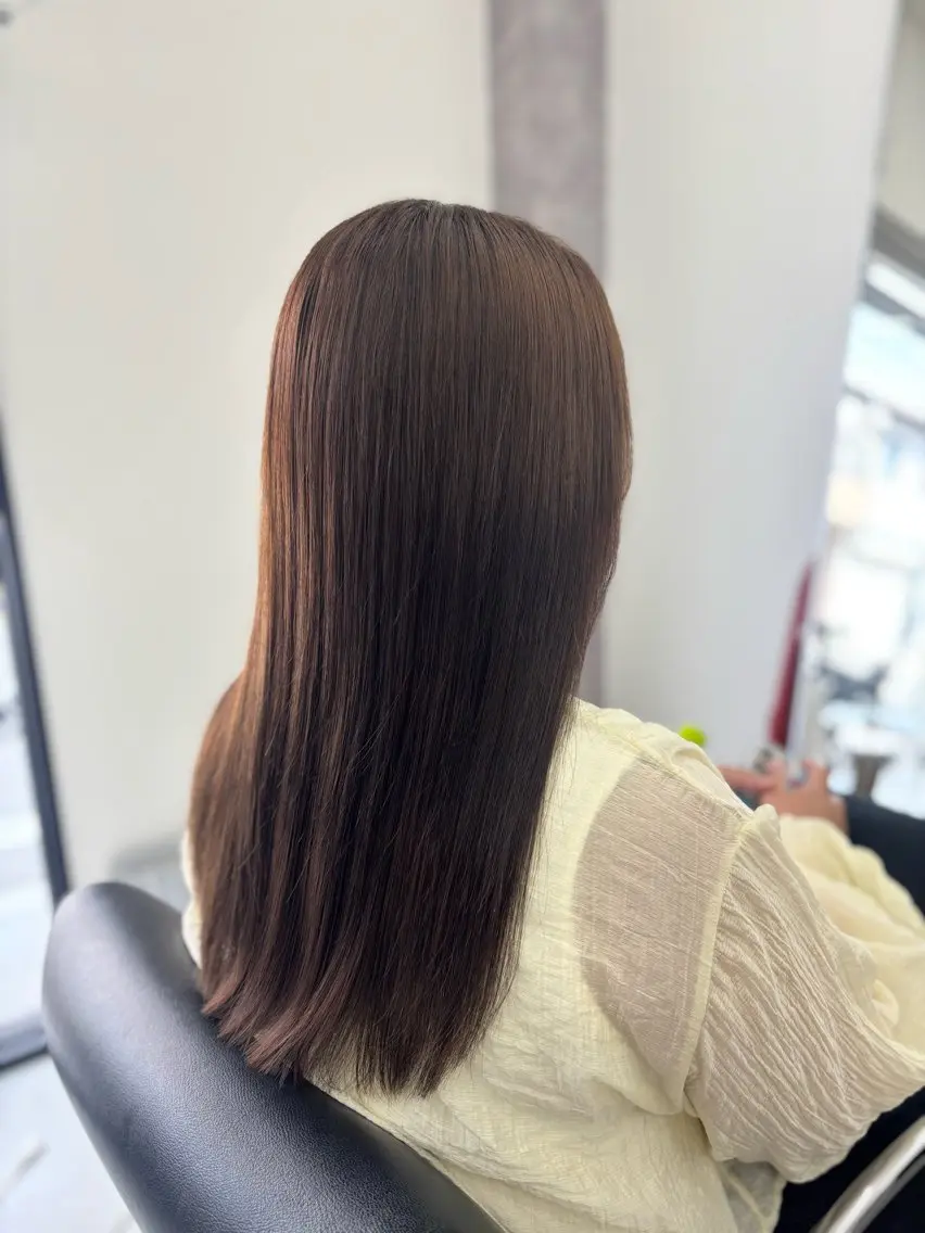 カラー カット ヘアカラー トリートメント MEMENTO YUZUのヘアスタイル