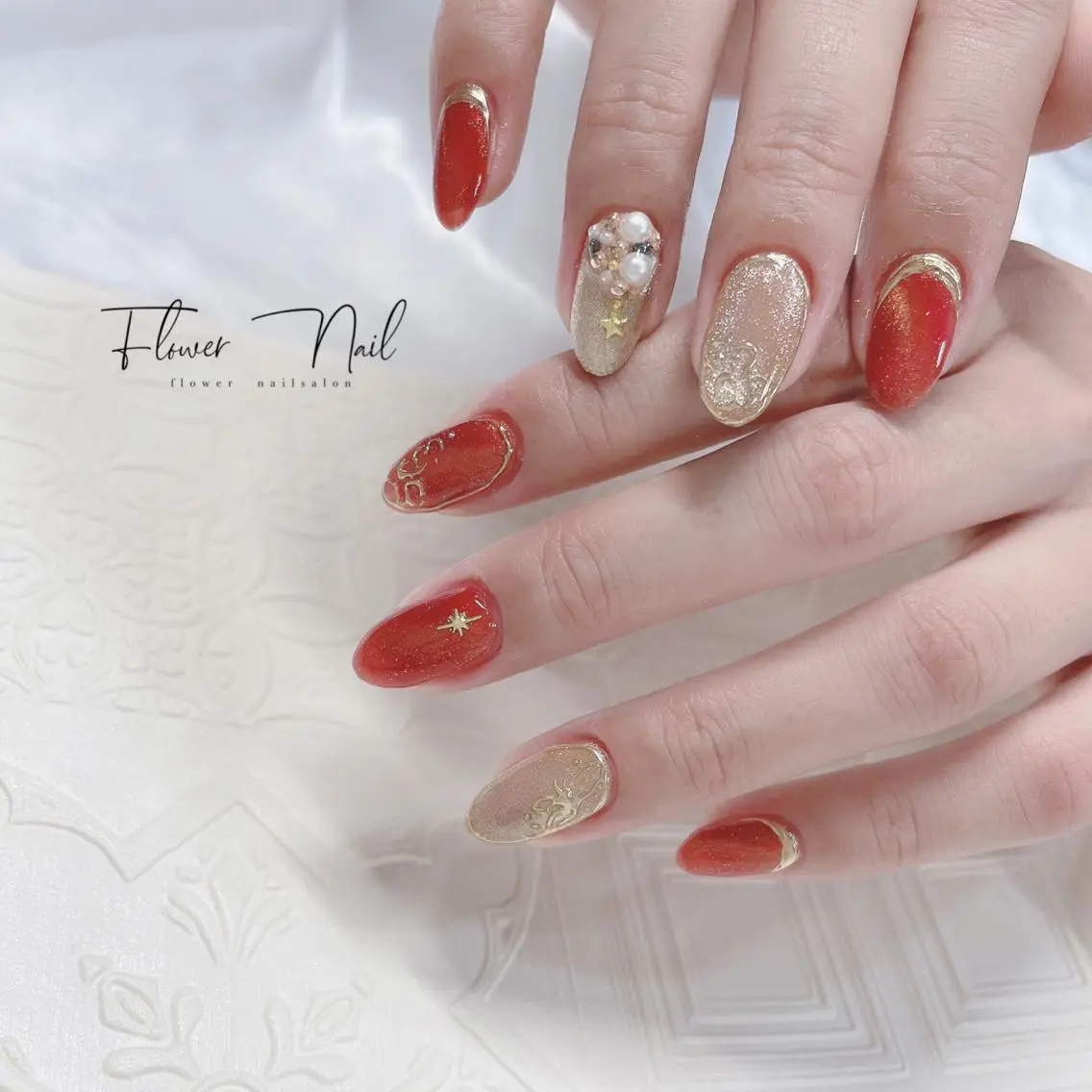 ネイル Flower nailのネイルデザイン