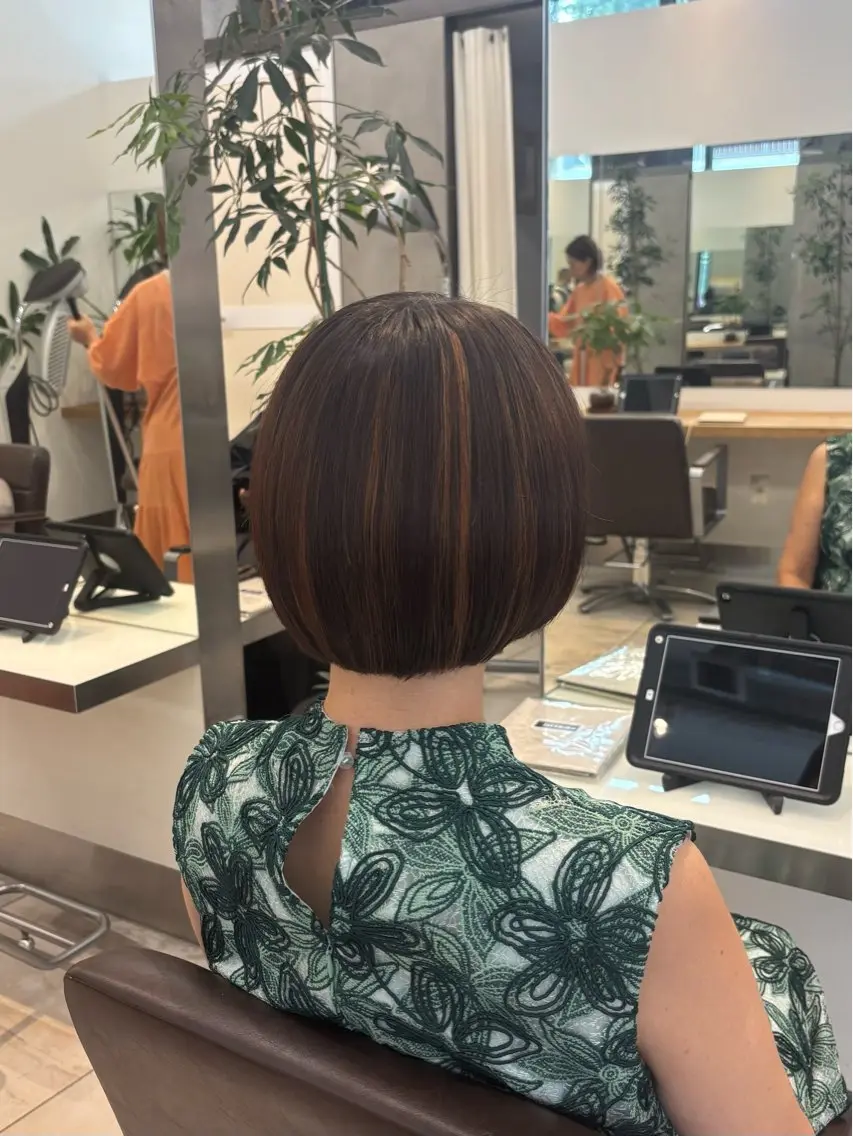 ショート カラー デザインカラー 堀江 理帆/表参道のヘアスタイル