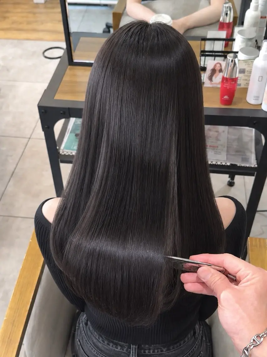 セミロング カラー ヘアカラー 大野 涼真のヘアスタイル