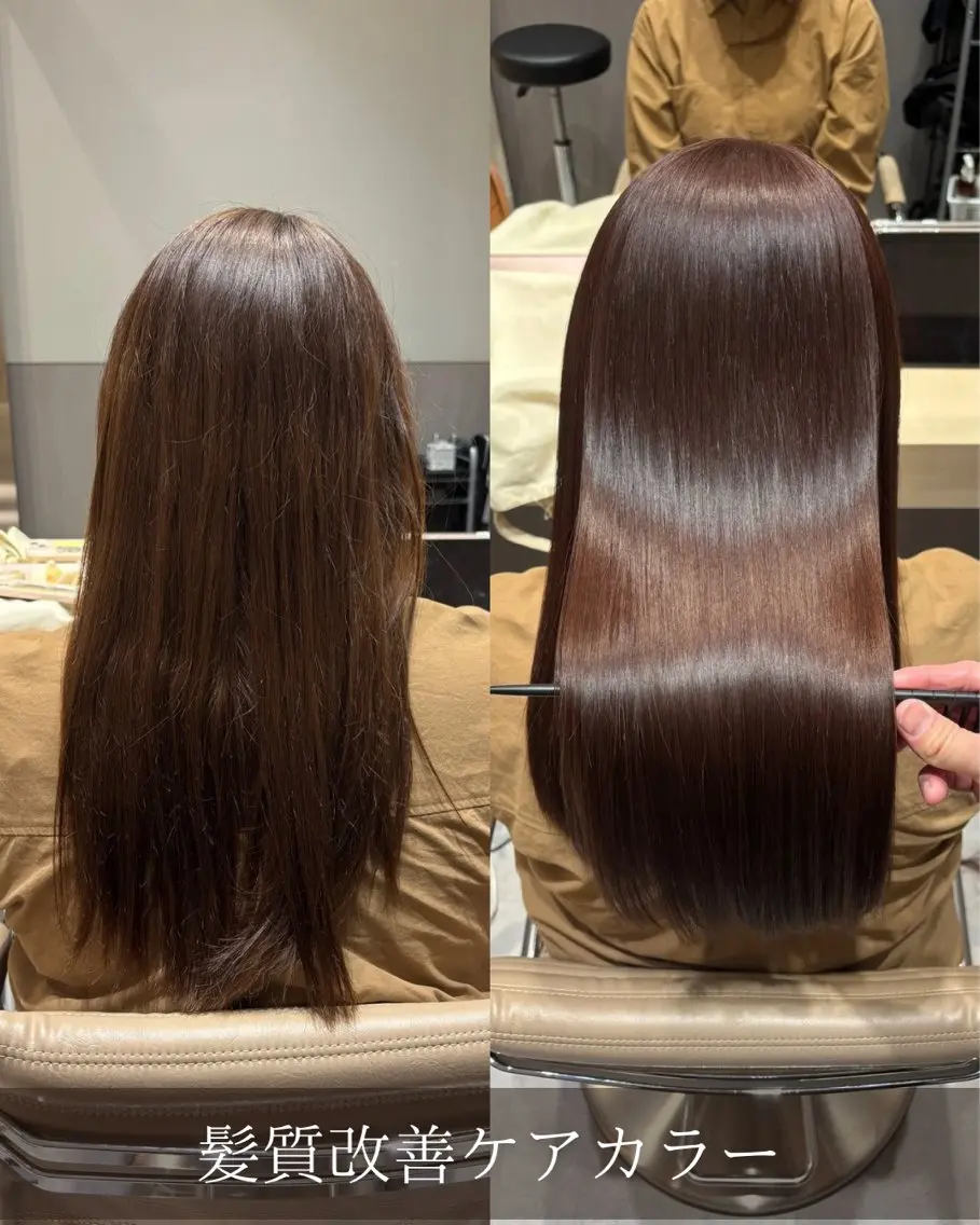 セミロング 髪質改善 似合わせカット ヘアカラー トリートメント 吉祥寺/髪質改善 縮毛矯正特化/川口のヘアスタイル