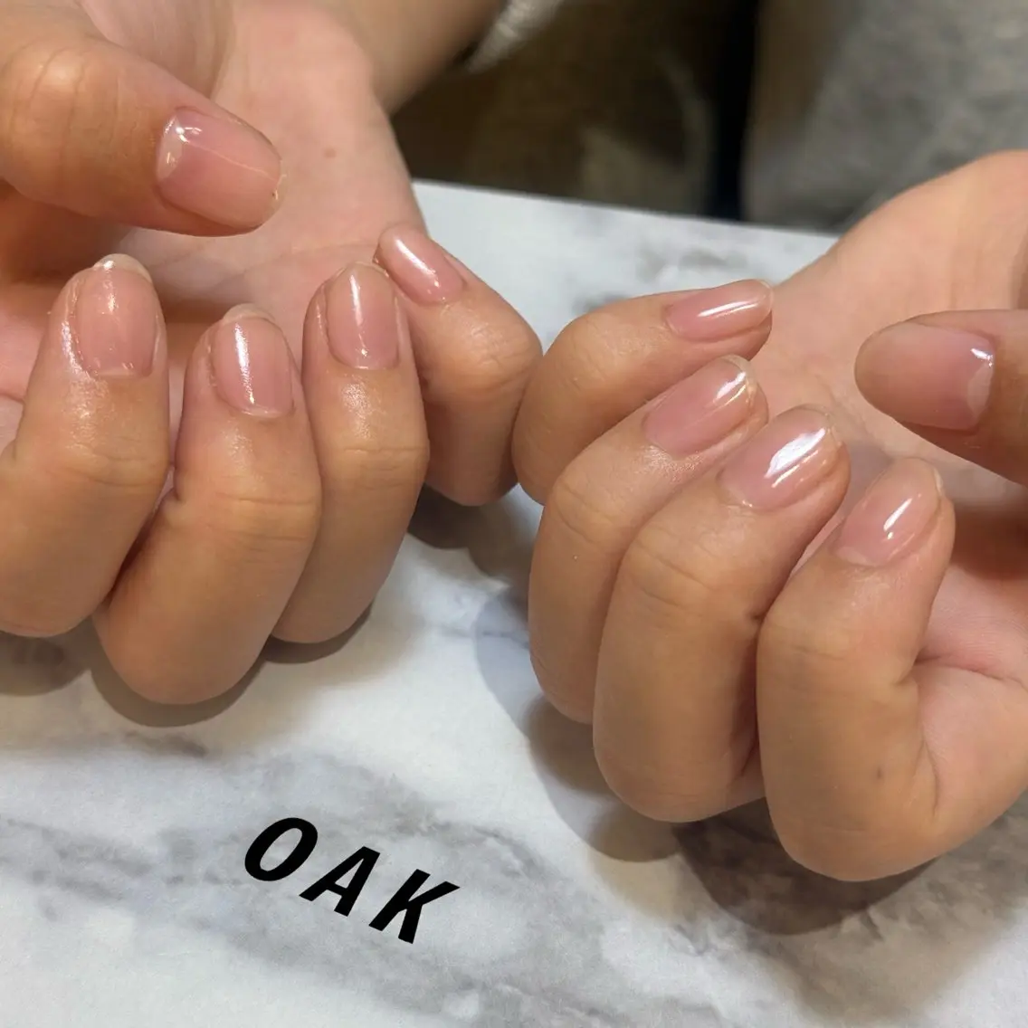 クリアネイルの写真