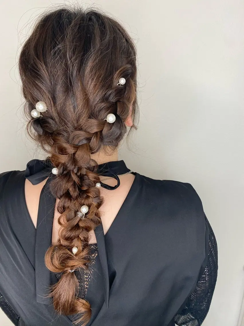 ロング ヘアセット Hiroshi ヒロシのヘアスタイル
