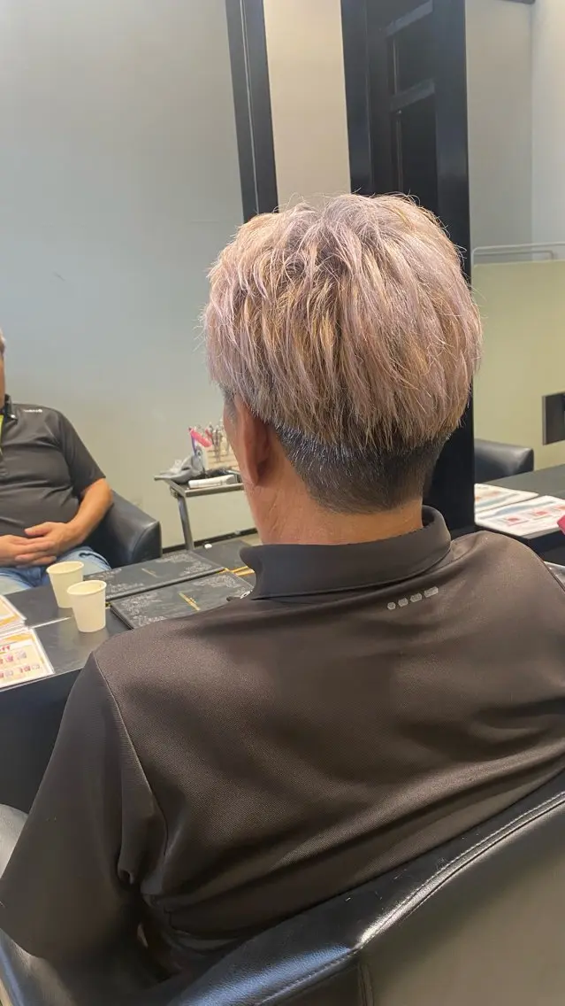 メンズ ヘアカラー 水野 聖哉のヘアスタイル