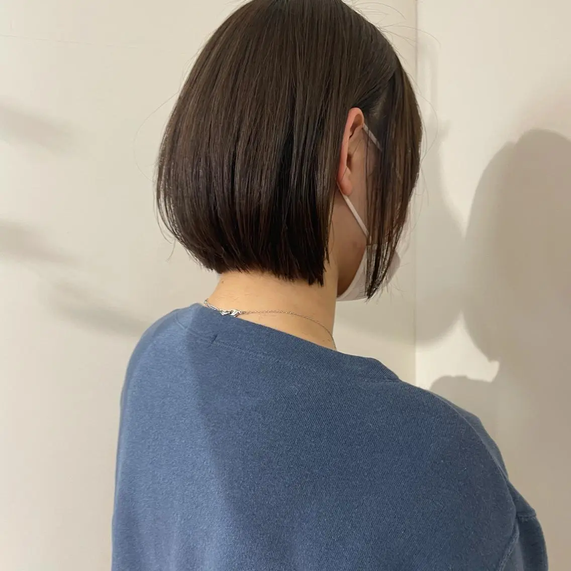 ショート 前下がりボブ アッシュ アッシュブラウン ボブ 中里 千尋 /撮影モデル募集のヘアスタイル