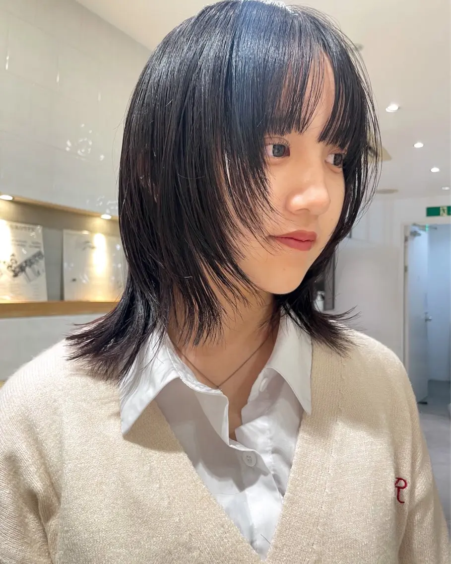 ミディアム HIBIKI/原宿 ハッシュカット🪄のヘアスタイル