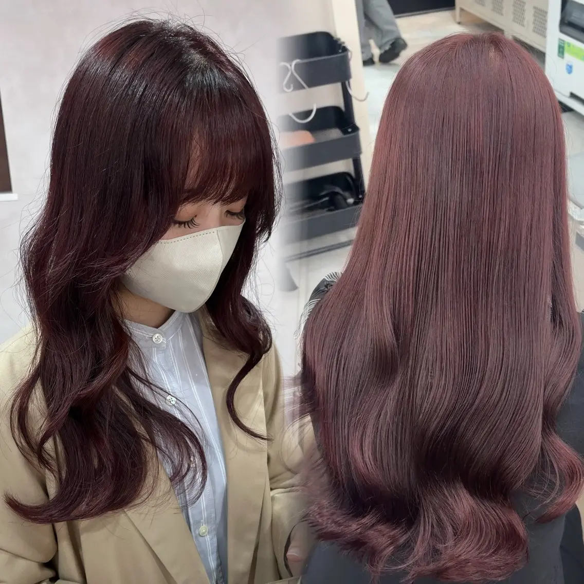 ロング ヘアカラー トリートメント ダブルカラー/暖色 🎀Kanonのヘアスタイル