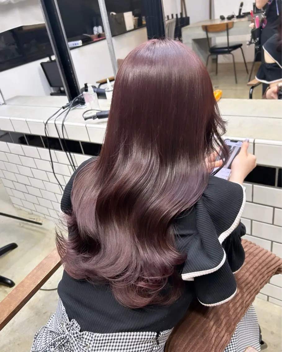 ロング カラー カット ヘアカラー ✨️艶ハイトーン特化 ✨️佐藤望のヘアスタイル