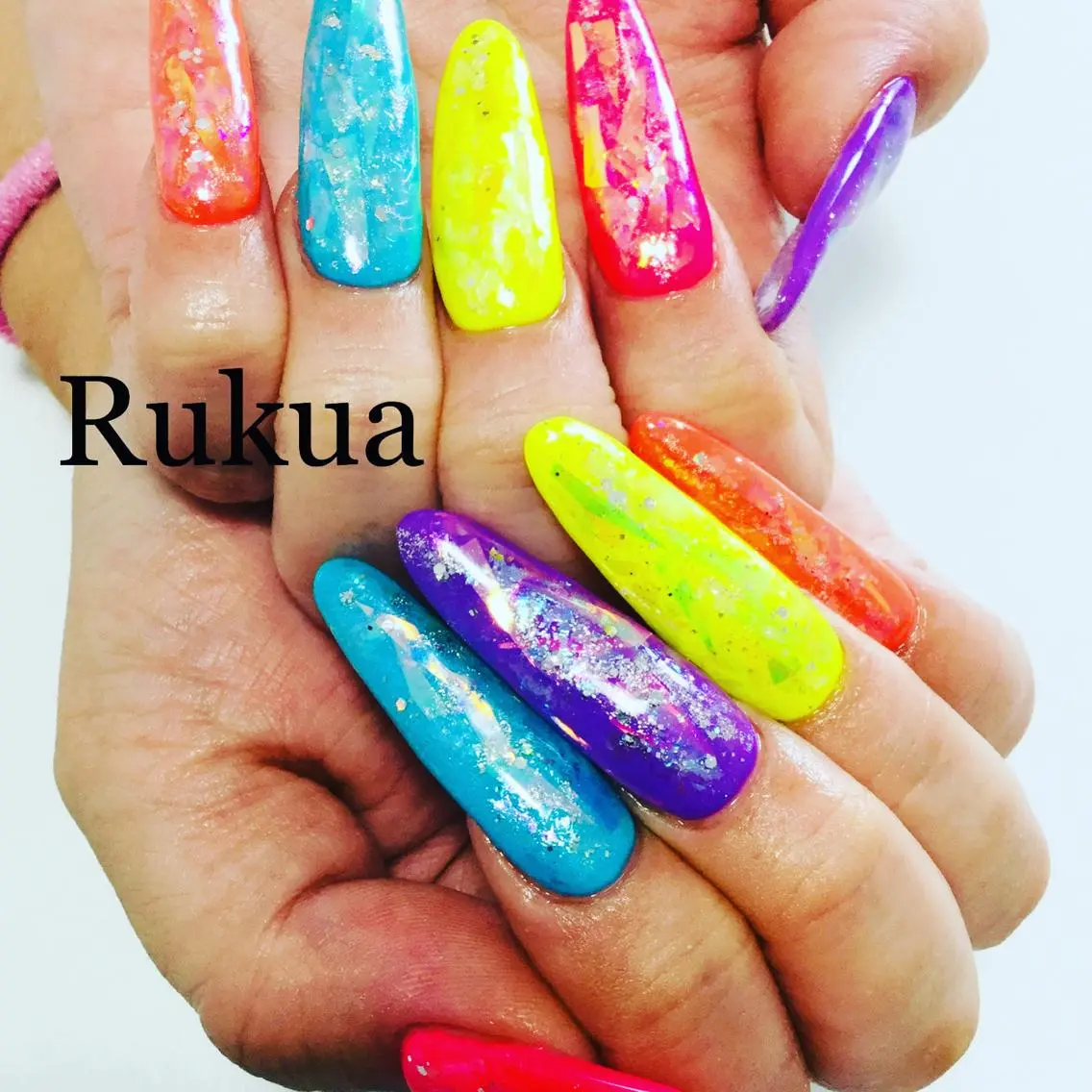 ネイル スカルプネイル Rukua Nのマツエク・マツパデザイン