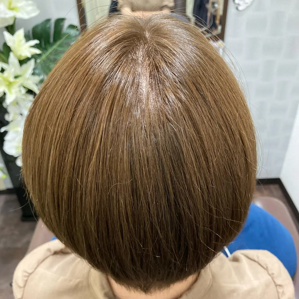 カラー ブリーチ ブリーチなしカラー CAP🌷 増田夏実のヘアスタイル