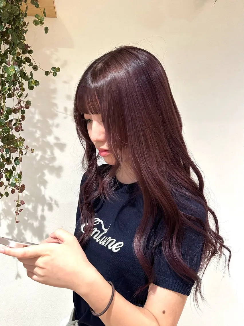 ロング カラー 透明感color ゆうな🎀のヘアスタイル