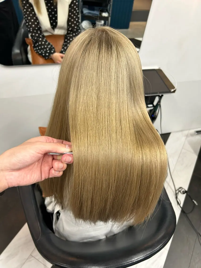 ロング カラー カット ヘアカラー トリートメント 圧倒的髪質改善 ✂︎飯島悠介のヘアスタイル