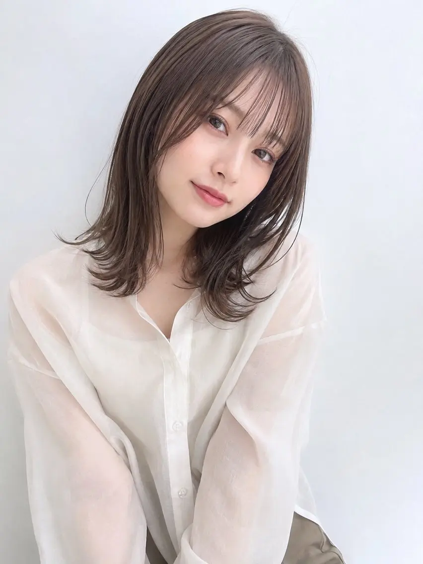 ミディアム トリートメント clutchトモカ 艶髪/髪質改善🫧のヘアスタイル