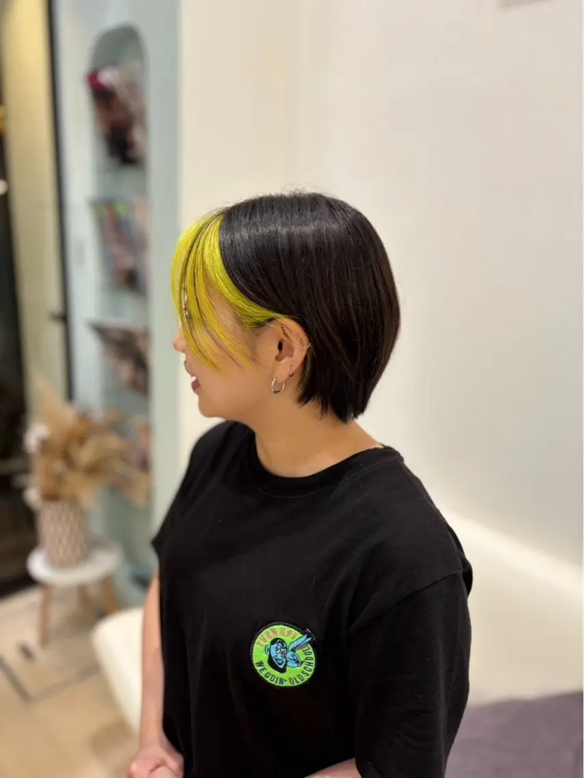 ショート ヘアカラー 堀 日次のヘアスタイル