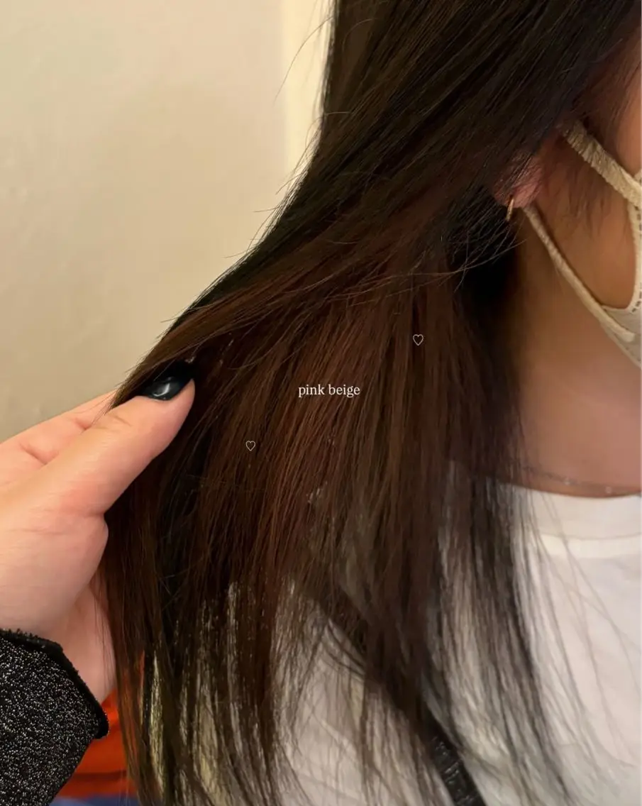 カラー インナーカラー 後藤 明香里のヘアスタイル
