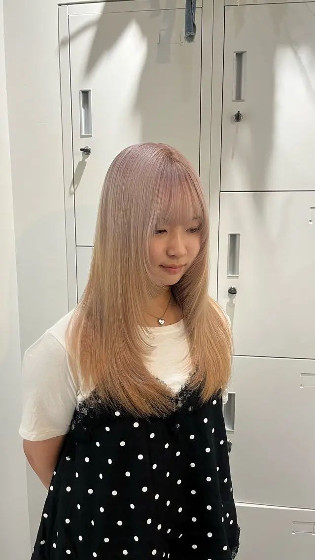 カット recipe la couleurりんかのヘアスタイル
