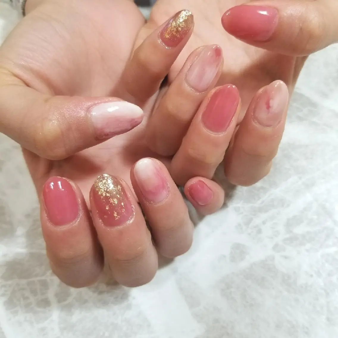 ネイル ニュアンスネイル ハンドネイル nijiiro🌈 サトウのネイルデザイン