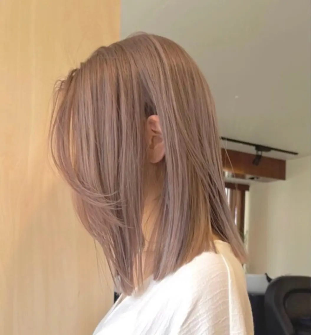 ミディアム カラー ヘアカラー fifth ひなたのヘアスタイル