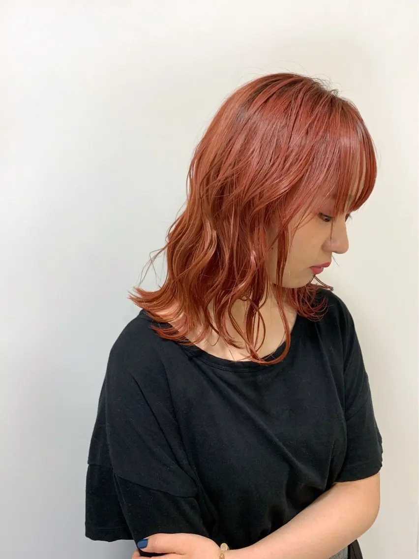 ロング カラー 髪質改善/小顔カット 中山賢人のヘアスタイル