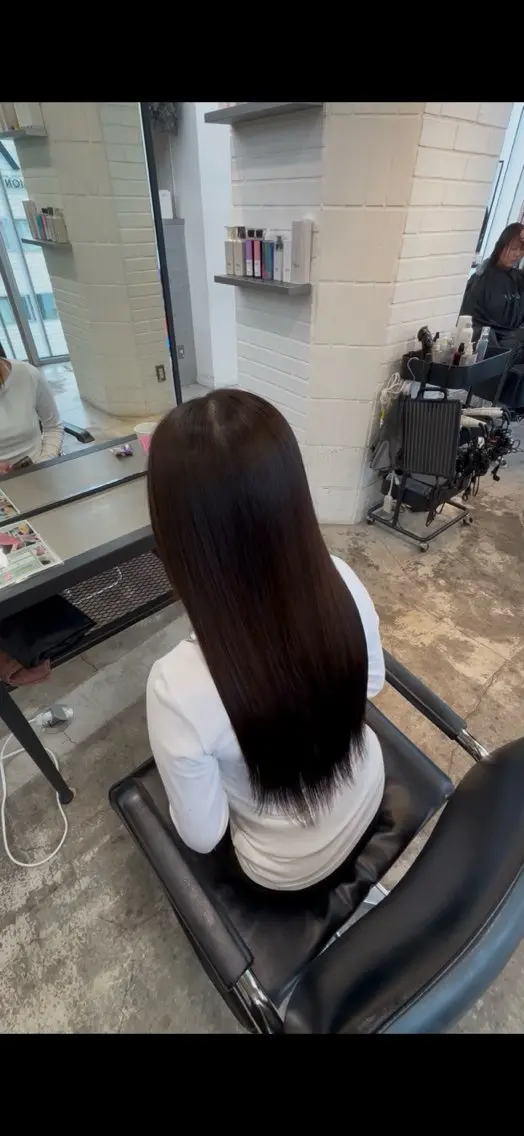 ロング カラー 縮毛矯正 トリートメント ダメージレス艶髪 🦋MISAKI🦋のヘアスタイル