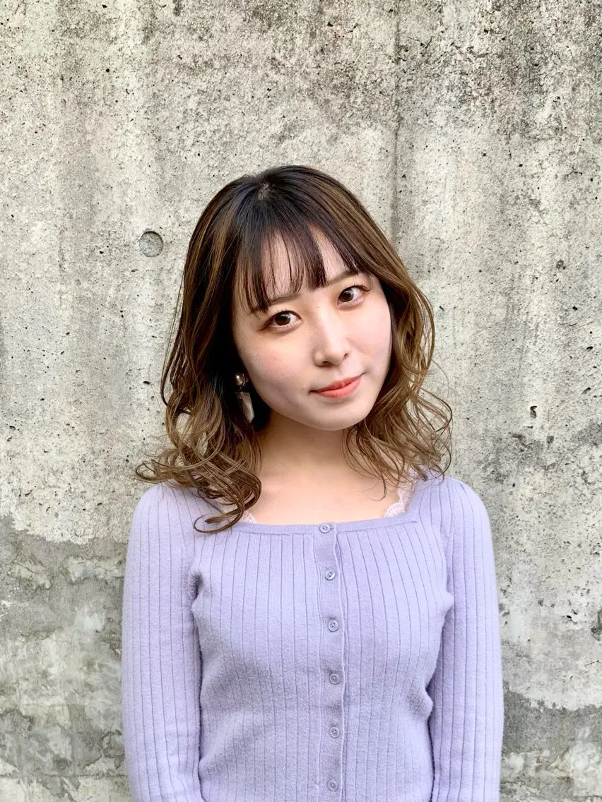セミロング 髪質改善/小顔カット 中山賢人のヘアスタイル
