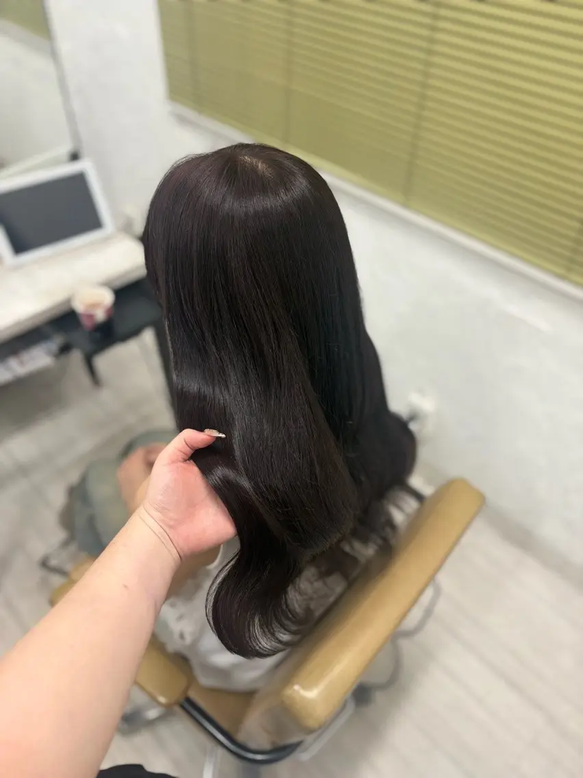 ロング カラー カット ヘアカラー トリートメント 暖色系カラー/ピンク Ririi🎀のヘアスタイル