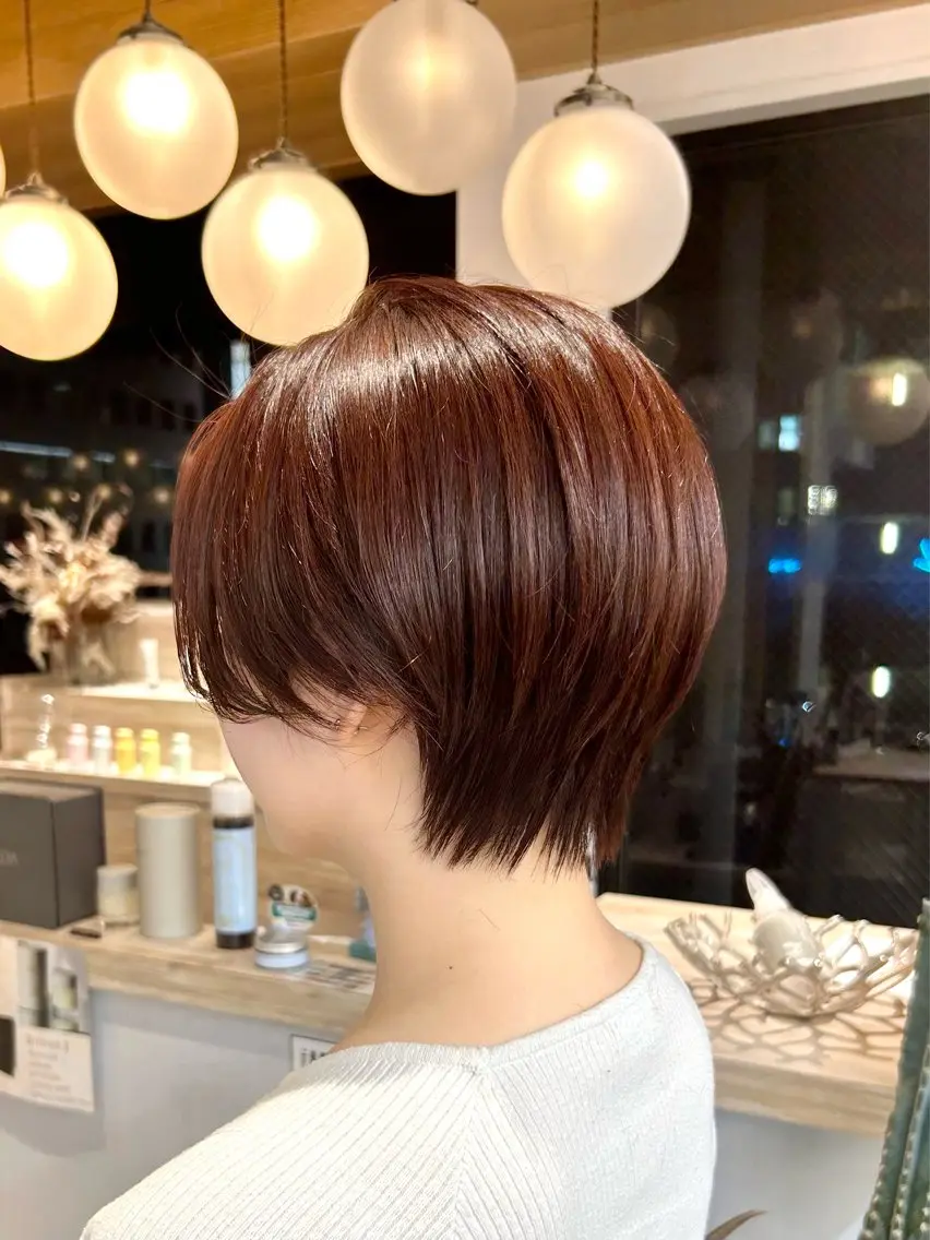 ショート カット ヘアカラー トリートメント 🩵縮毛矯正/ブリー チ/髪質改善/いつかのヘアスタイル
