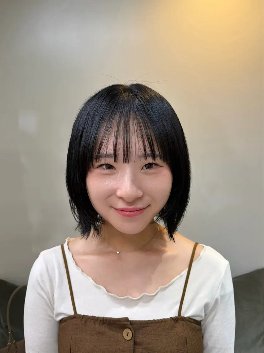 ショート ボブレイヤー ボブ レイヤーカット 高瀬 侑生のヘアスタイル
