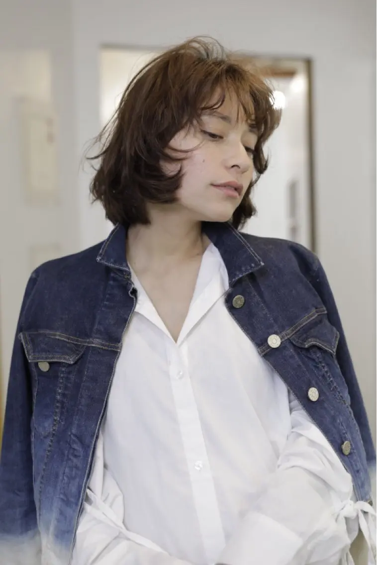 パーマ カット パーマ カット/カラー 緩のヘアスタイル