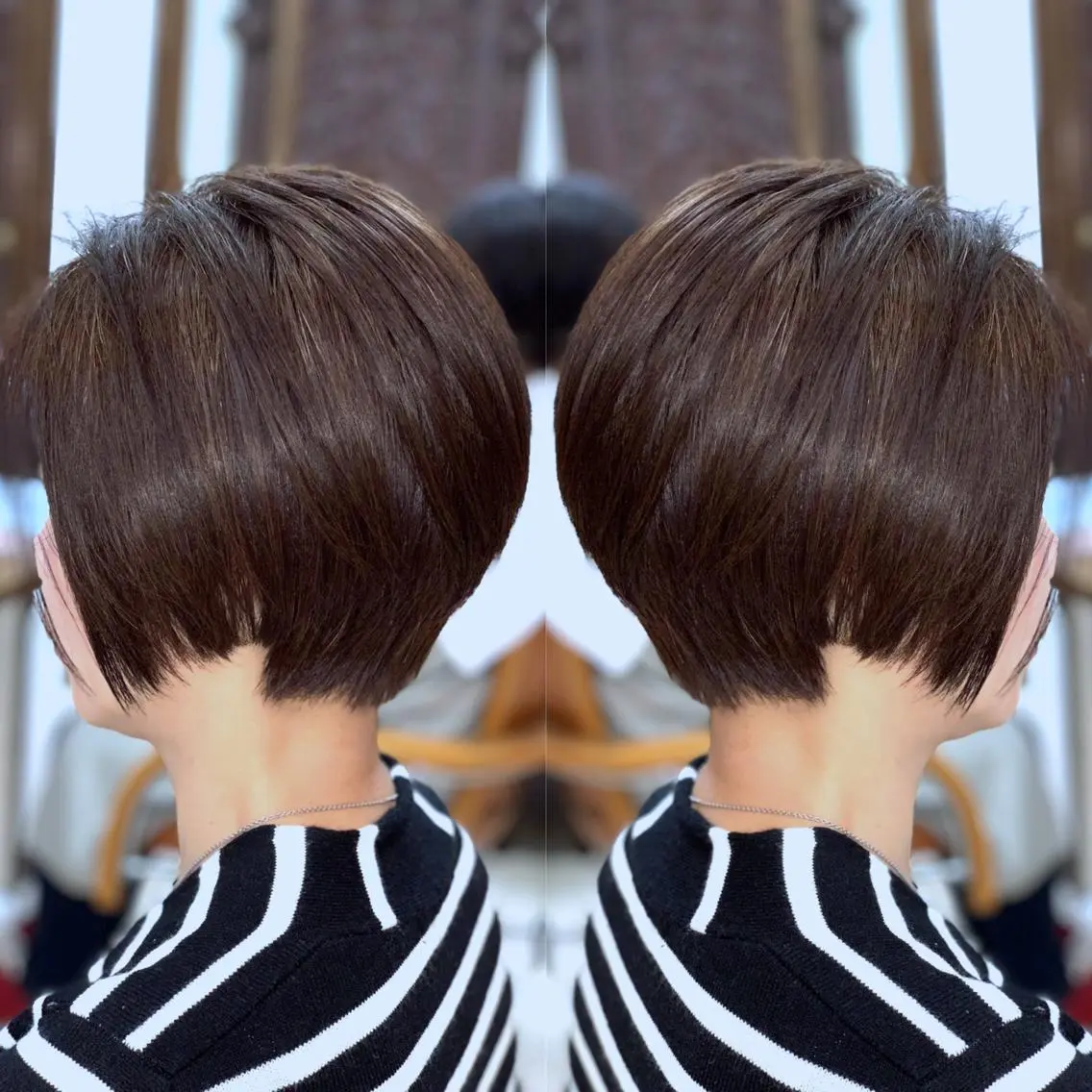 ショート 竹内 結希のヘアスタイル