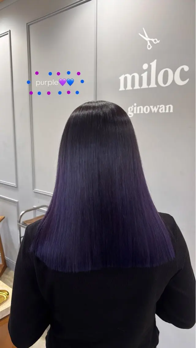 カラー ヘアカラー トリートメント miloc Maikaのヘアスタイル