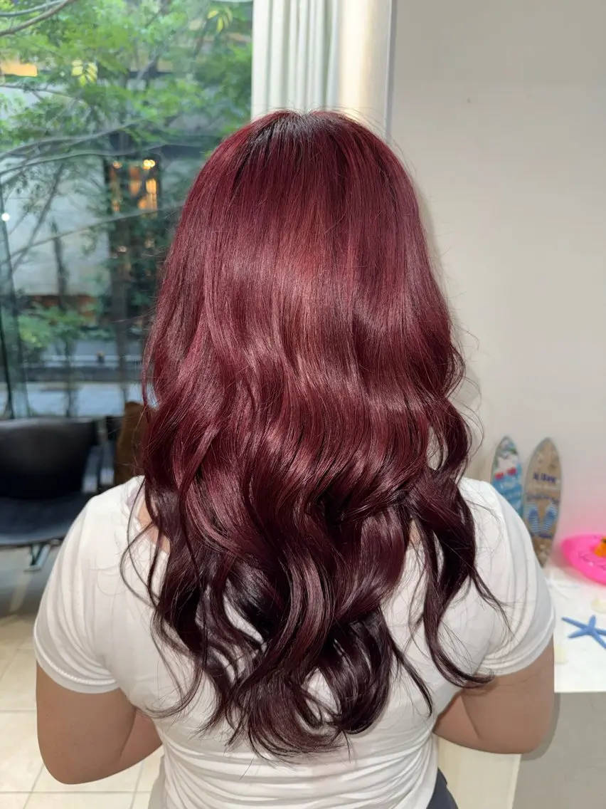 セミロング ヘアカラー DECOR おりん丸。のヘアスタイル