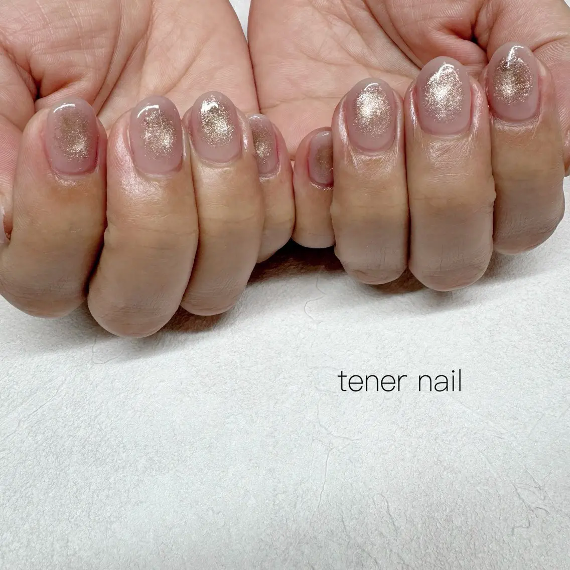 ネイル チークネイル マグネットネイル ピンク ハンドネイル テネルネイル tener nailのネイルデザイン