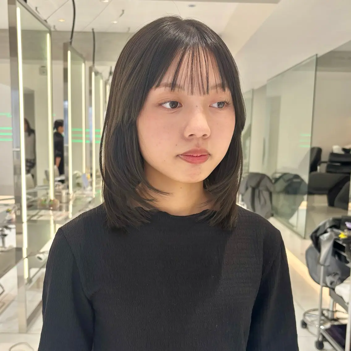 ショート カラー ボブ レイヤーカット mina🪐立川駅/ 無料ショートカットのヘアスタイル