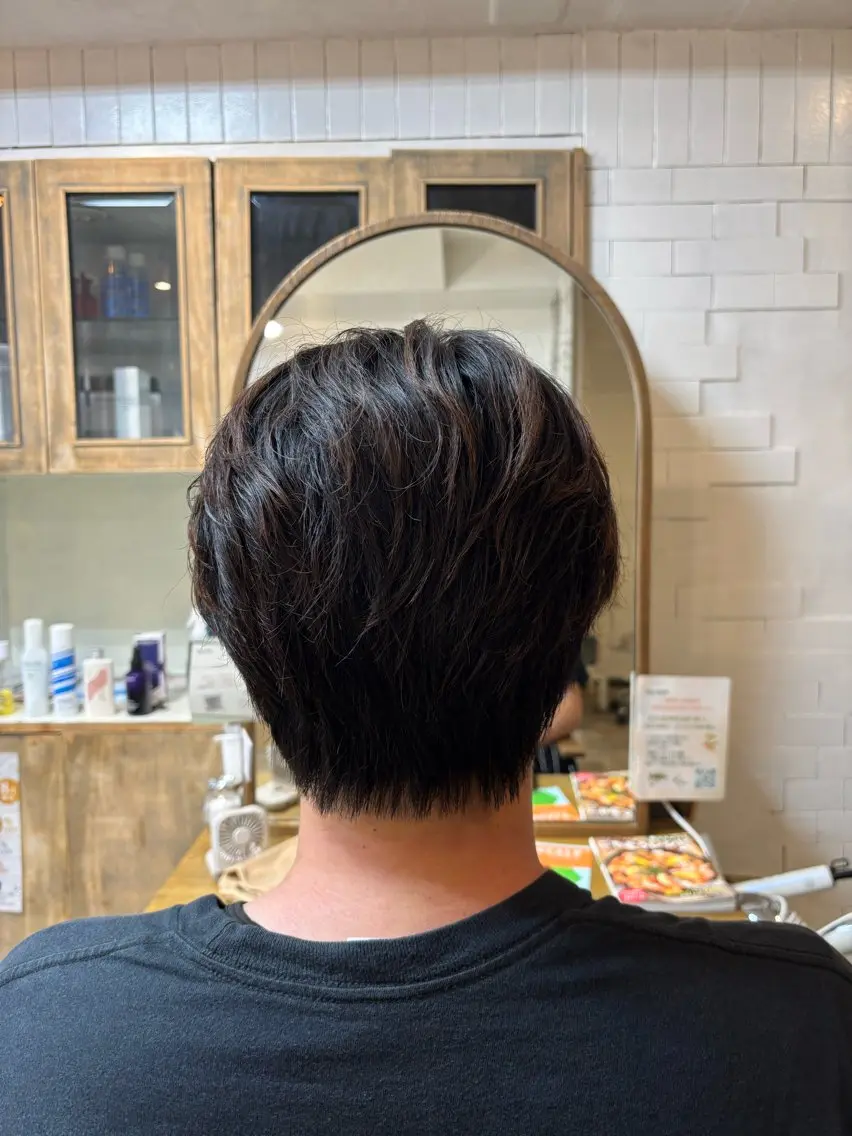 ショート メンズ カット トリートメント 西森恒嘉/南浦和/メ ンズパーマ・韓国ヘアのヘアスタイル