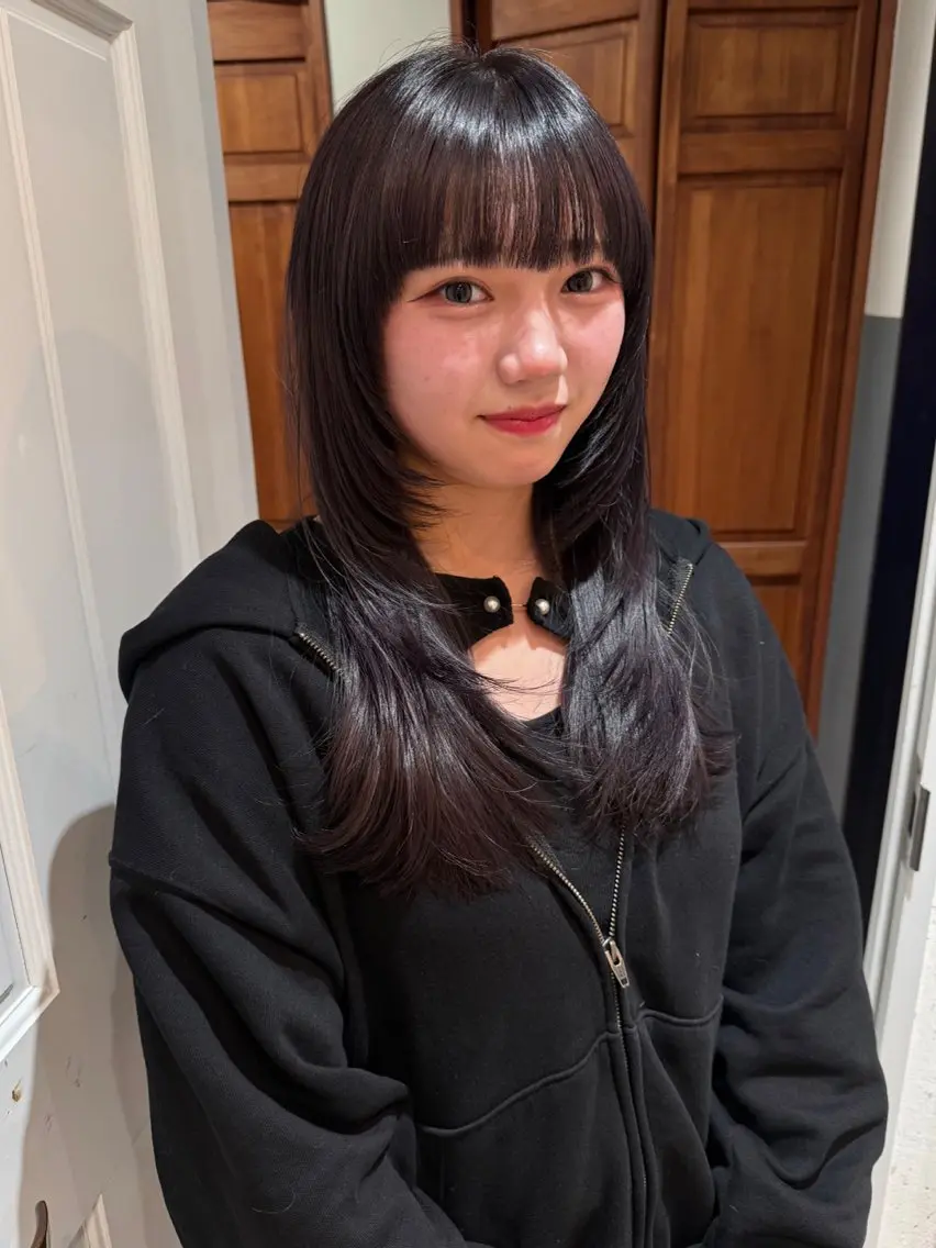 ロング カラー ブリーチ カット ヘアカラー トリートメント mai / linoah˚✧のヘアスタイル