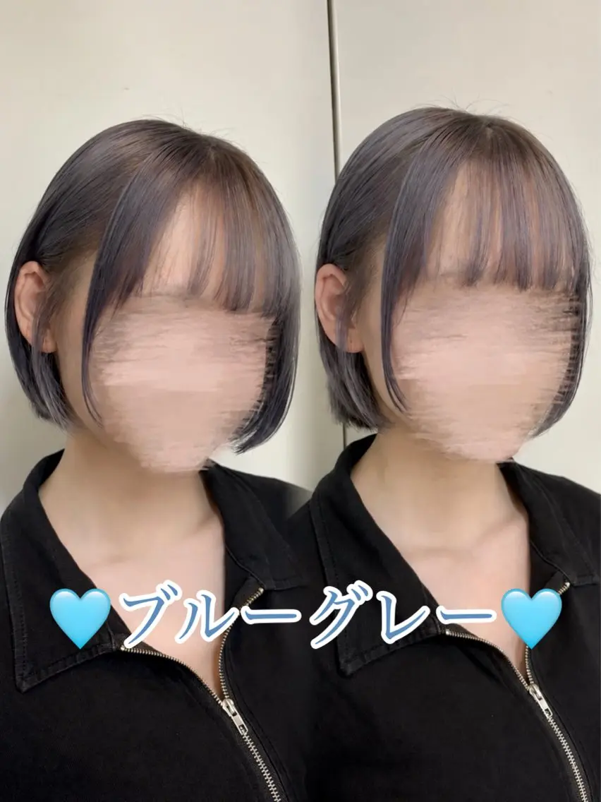 ショート カラー ヘアカラー トリートメント 🎀asumi🍓艶 髪🍓ハイトーン🎀のヘアスタイル