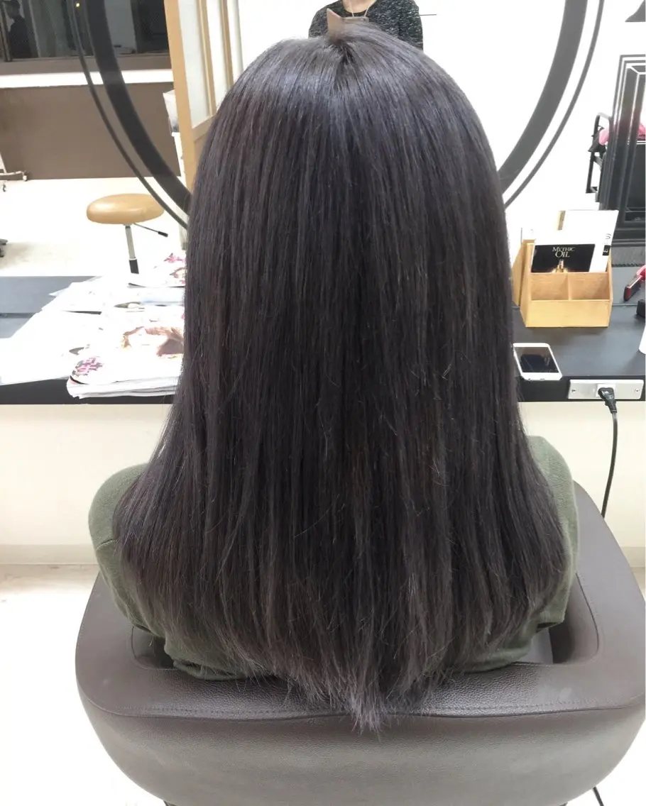 ロング 髪質改善 カット 縮毛矯正 トリートメント Lien 深井店のヘアスタイル