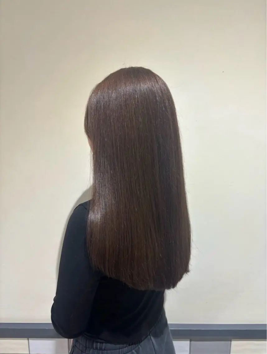 ロング カラー カット トリートメント 友成 星来のヘアスタイル