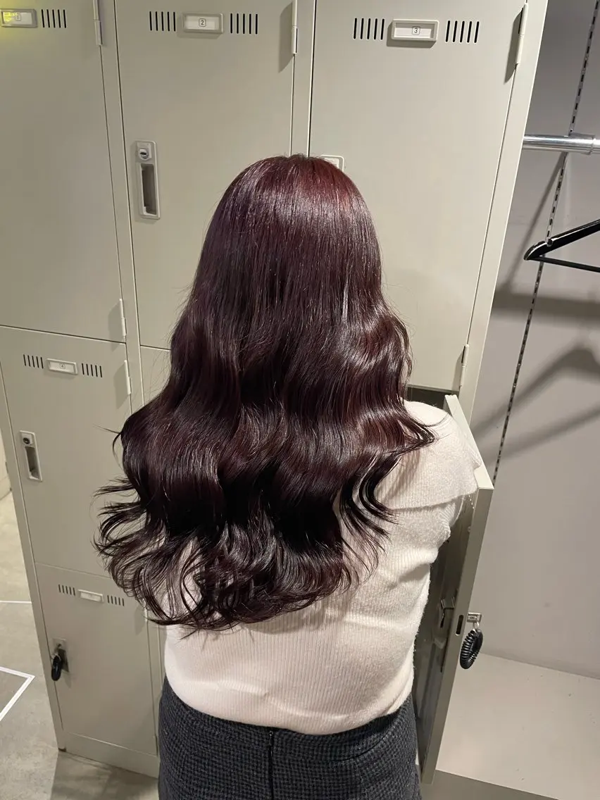 ロング カラー ヘアアレンジ ヘアカラー トリートメント ヘアセット 💗横浜美容室 💗HARUNAのヘアスタイル