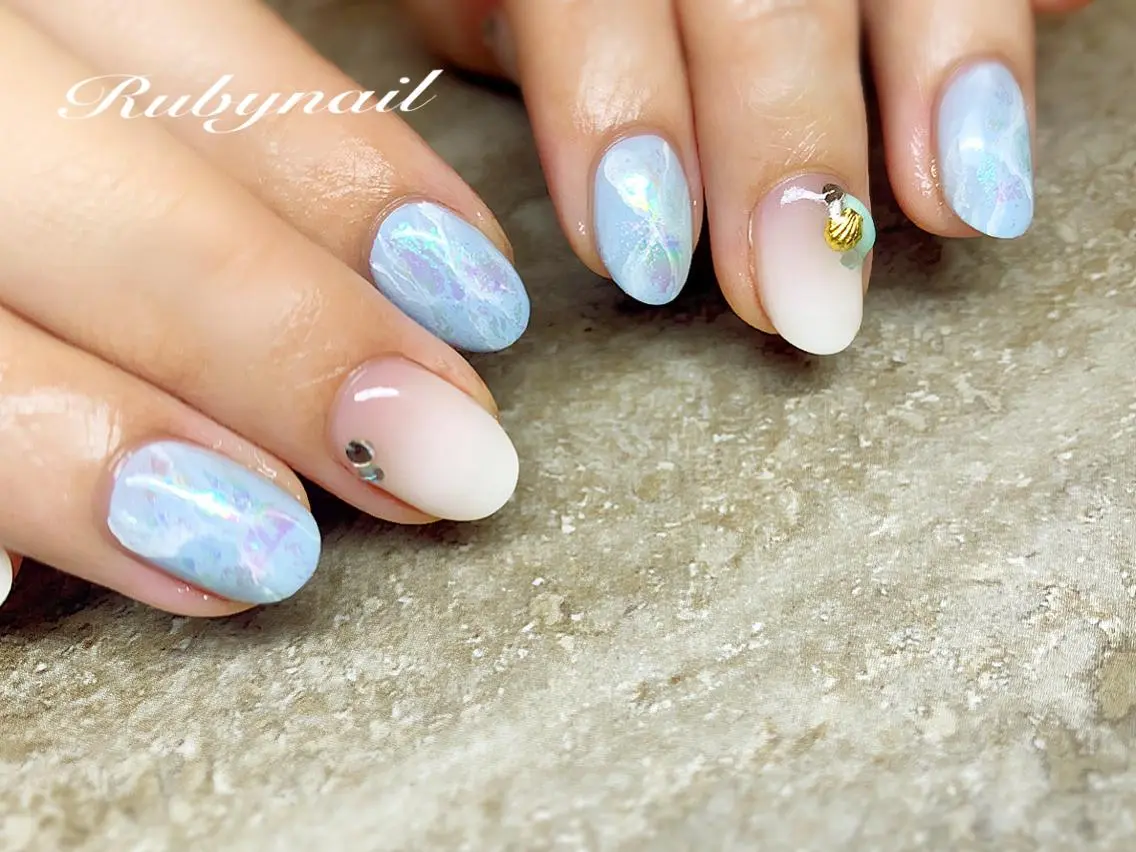 ネイル グラデーション プライベートサロン Rubynailのネイルデザイン