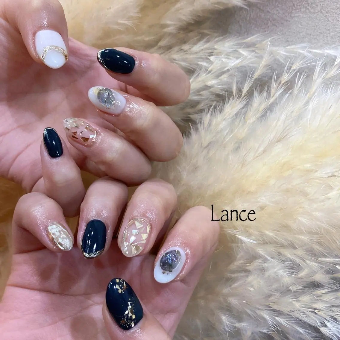 ミディアム ハンドネイル Lance nailのネイルデザイン