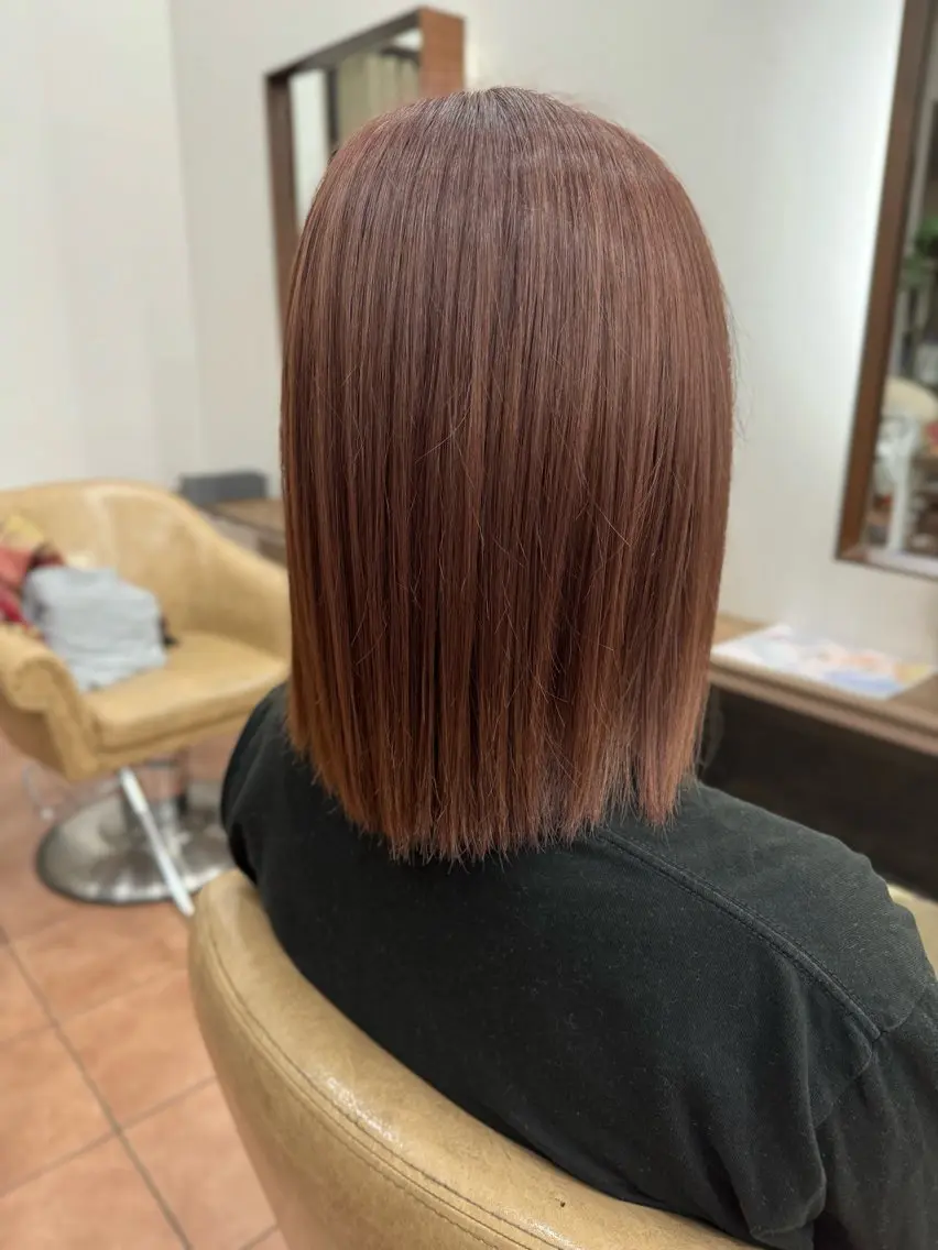 カラー 池上 果穂のヘアスタイル