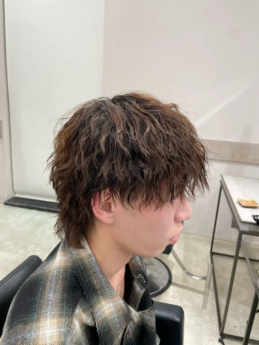 ショート パーマ メンズ メンズパーマ ツイストスパイラルパーマ スパイラルパーマ カット パーマ メンズ特化🔥 金子直斗のヘアスタイル