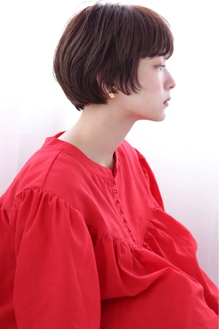 ショート ショートボブ ボブ ショートヘア 鈴畑 皓平のヘアスタイル