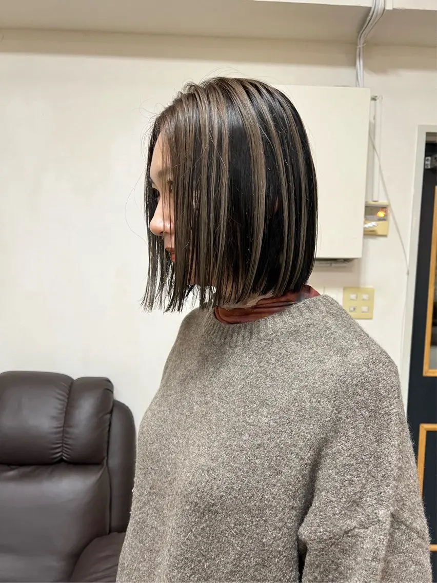 ショート カラー ブリーチ デザインカラー カット ヘアカラー トリートメント takada kohのヘアスタイル