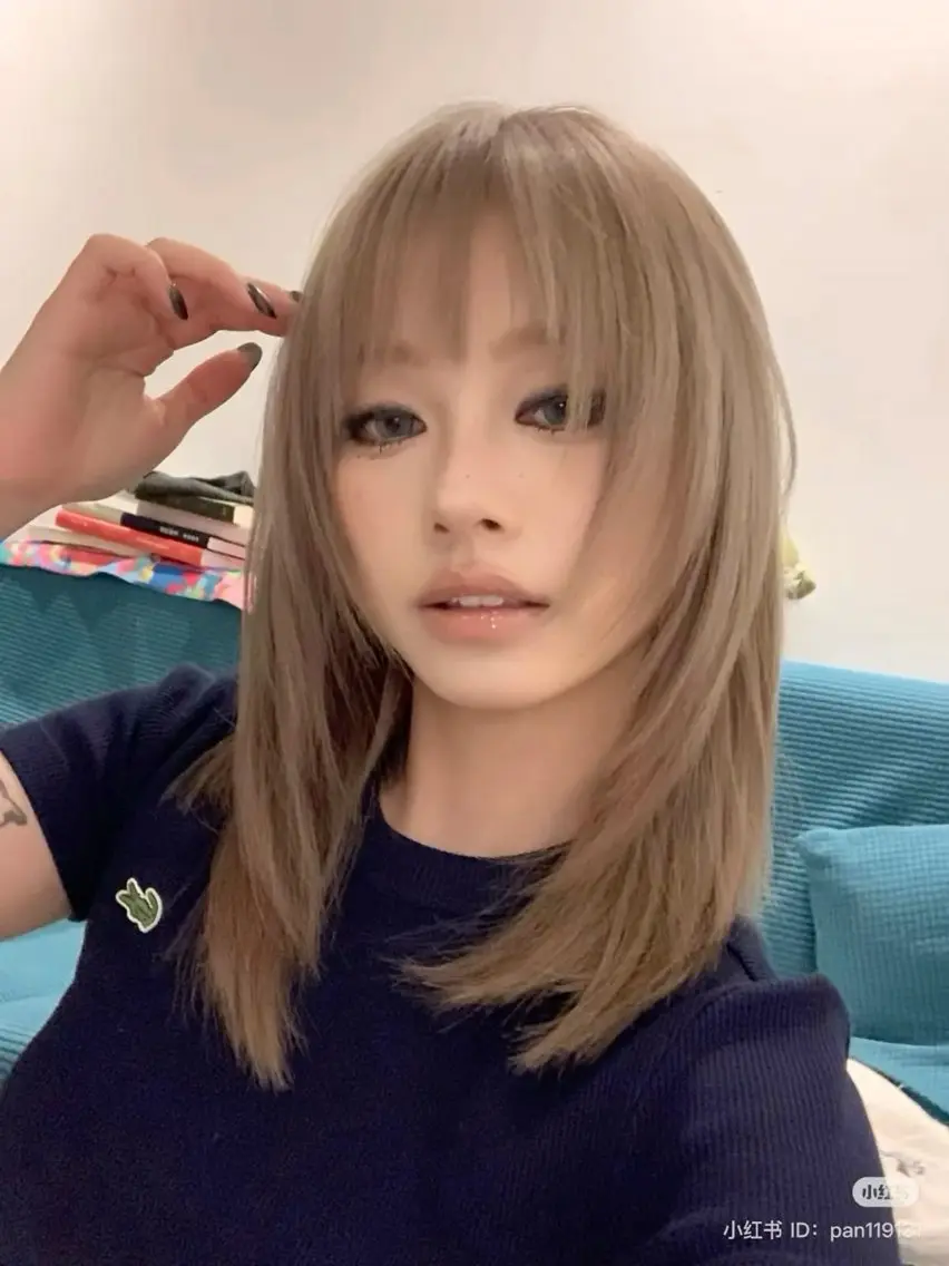 ミディアム けいし🐬ボブ 美髪縮毛矯正のヘアスタイル