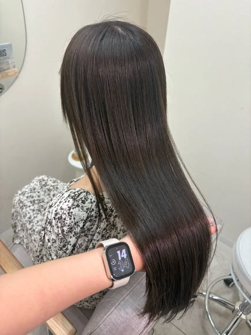 ロング カット ヘアカラー トリートメント newi広島 / Yuukaのヘアスタイル