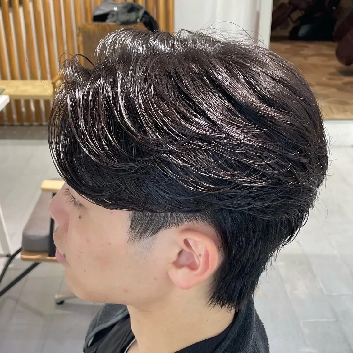 ショート パーマ メンズ カット パーマ 艶髪✨/髪質改善 カラー　kaitoのヘアスタイル
