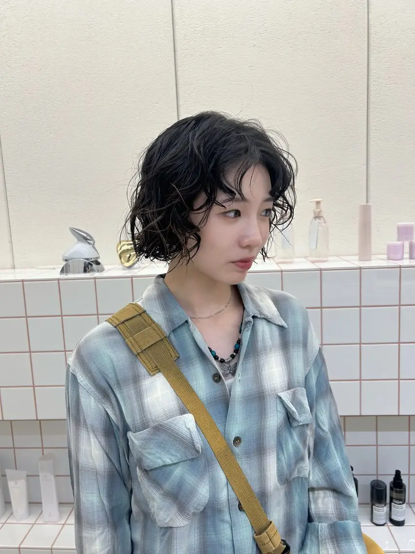 ショート カット パーマ 名古屋/久屋大通 /不破新のヘアスタイル